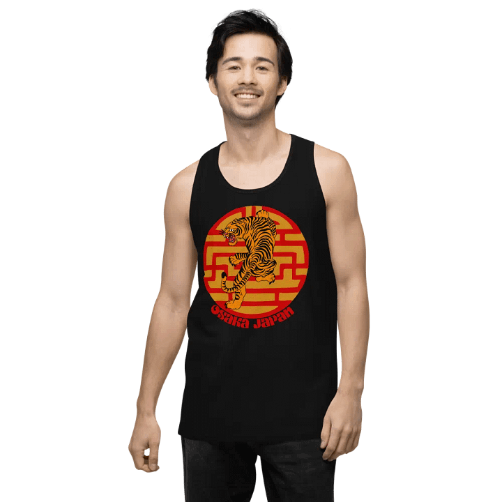 Fierce Tiger Leap Men's Tank Top product image (2)