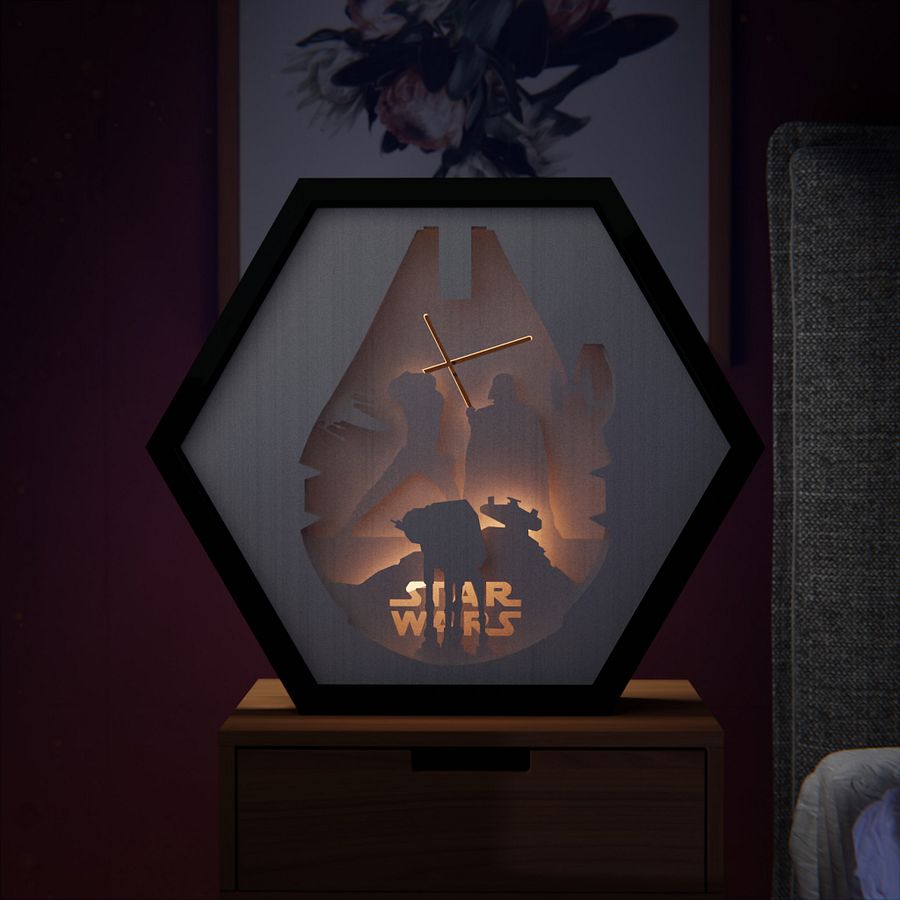 Starwars Lightbox template 2 in 1 -PDF PNG SVG DXF + Video Tutorial product image (3)