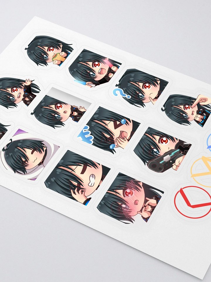 12 Yui Stickers + 1 KMY Sticker (Sheet) product image (2)