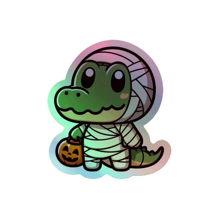 Mummy Ryodile Holographic Sticker Sheet product image (2)