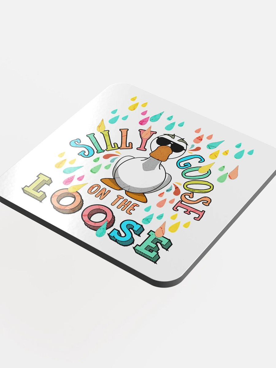 Silly Goose On The Loose Glossed Coaster product image (4)