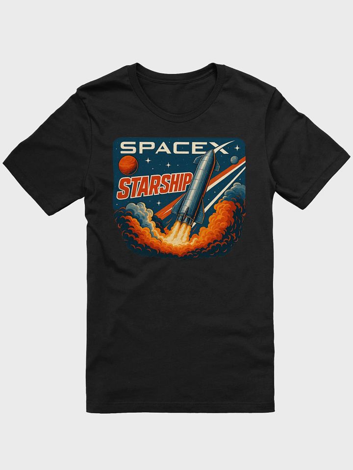 SpaceX Starship Retro Shirt product image (1)