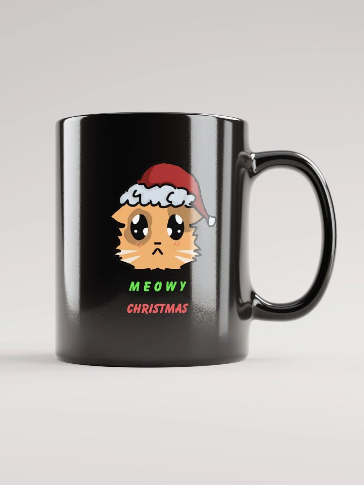 Meowy Christmas Dark Mode Coffee Mug product image (1)