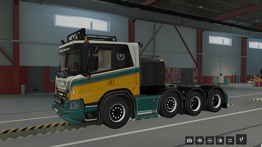ETS2 TM Scania PGRS (SCS & Eugene) + FREE Trailers - Multicolor Skin Pack (Paintjob only) product image (5)
