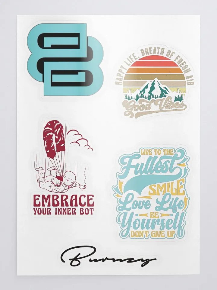 GOOD VIBES AND POSTIVE ENERGY STICKER COLLECTION product image (1)