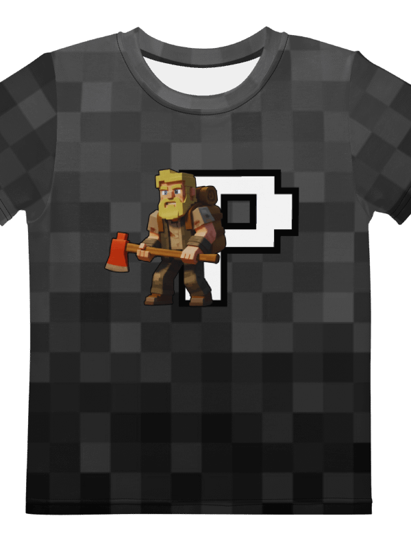Patient PixelZ Kids T-Shirt (Pixel Smoke) product image (5)