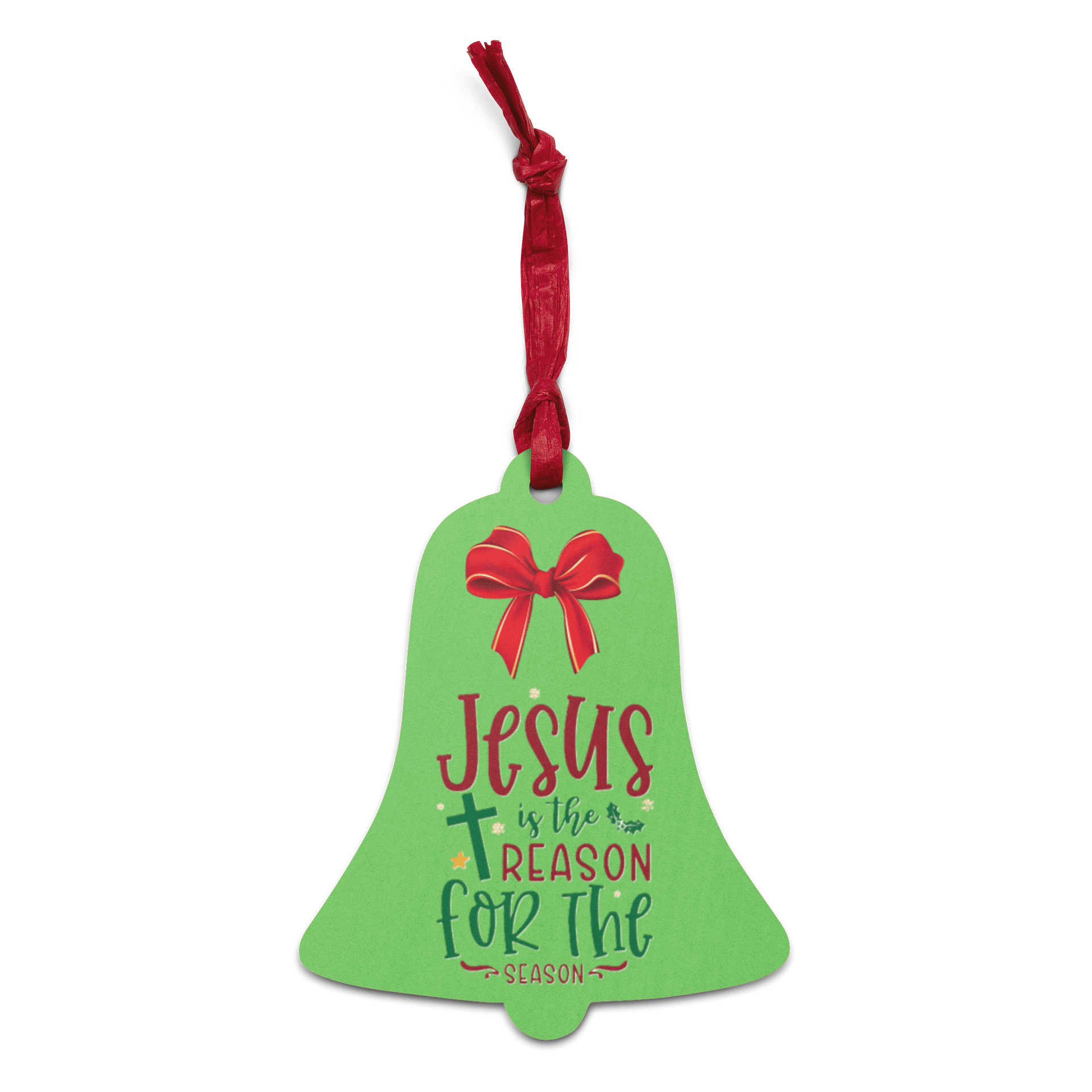 Jesus is the Reason Wooden Ornament product image (1)