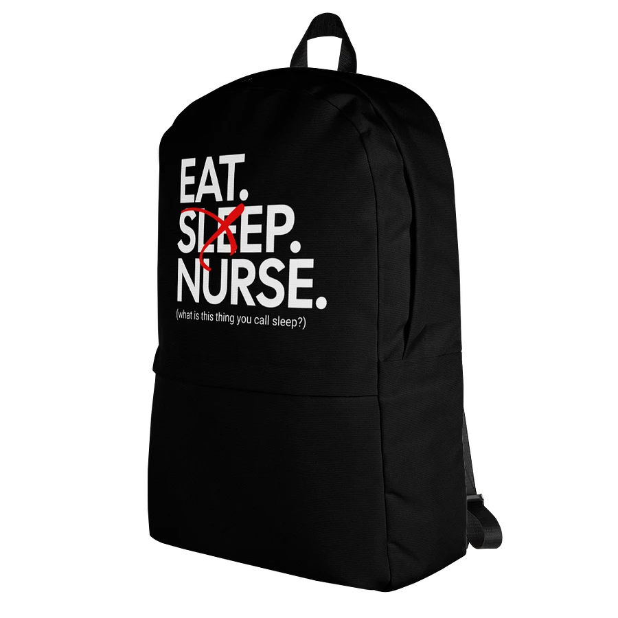 Eat Sleep Nurse Backpack (Medium/Black) product image (8)