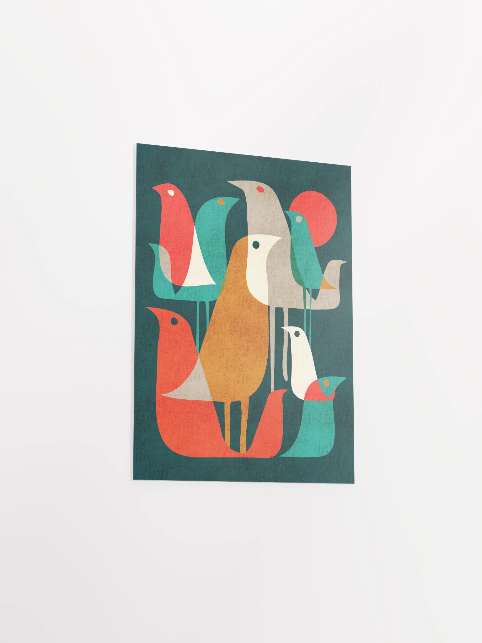 Mid-century birds art print product image (14)