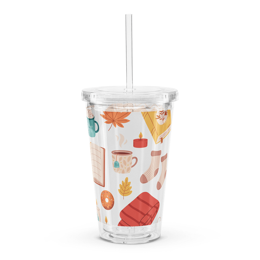 Cozy Autumn Delight Clear Tumbler product image (4)