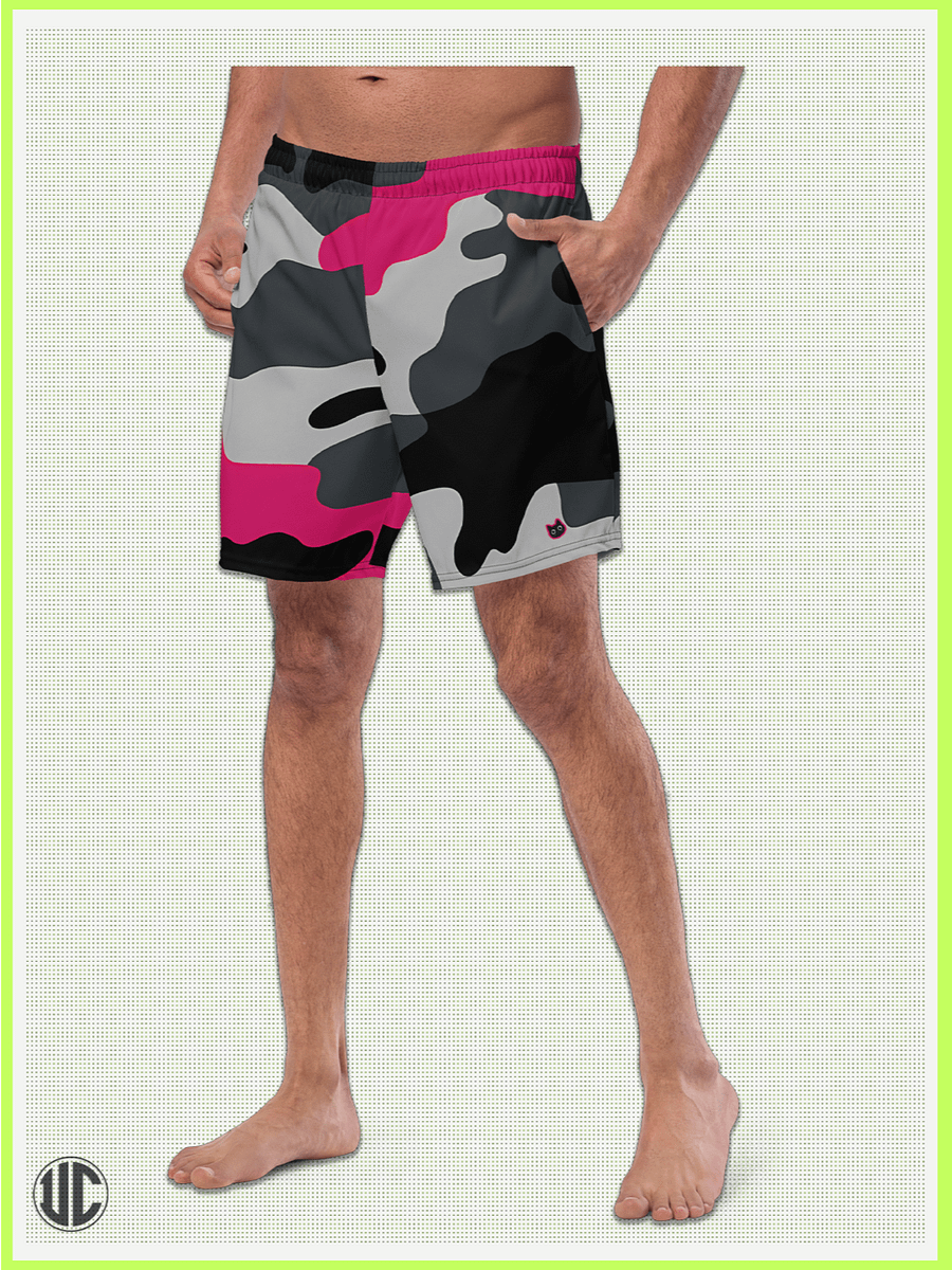 Savage Pink Camo - Men’s Swim Trunks product image (1)