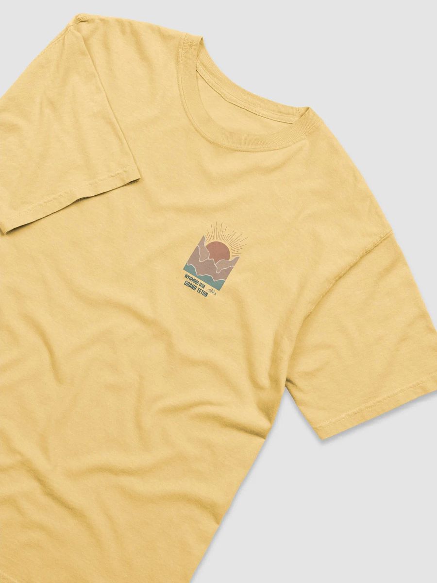Wyoming Sunrise organic cotton t-shirt product image (3)