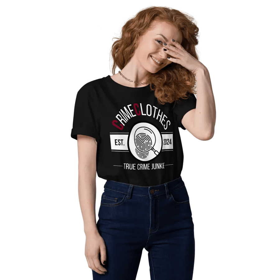 CrimeClothes True Crime Junkie Logo Organic Short Sleeve Tee product image (2)