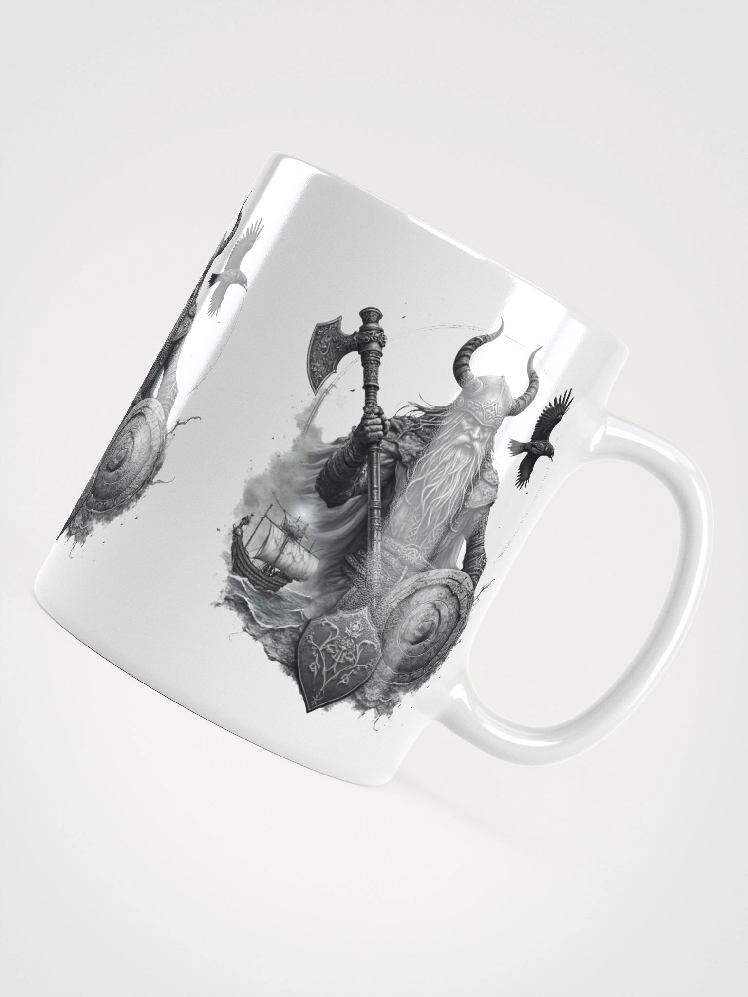 “Odin’s Legacy” Battle Mug – Forged Ceramic Strength product image (10)