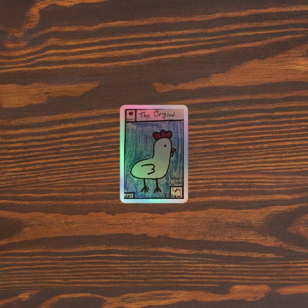 Original Chicken Holo Sticker product image (5)