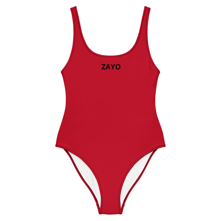 Bold Red ZAYO One-Piece Swimsuit product image (2)