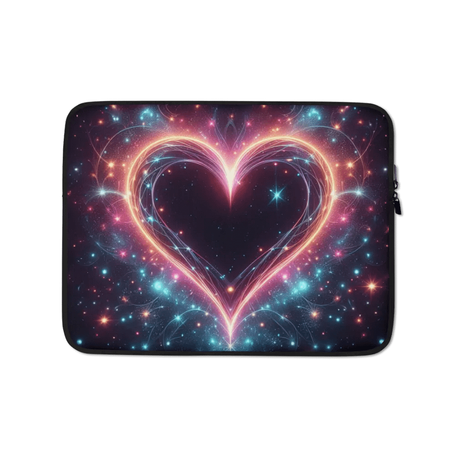 Colorful Light Love Laptop Sleeve product image (1)