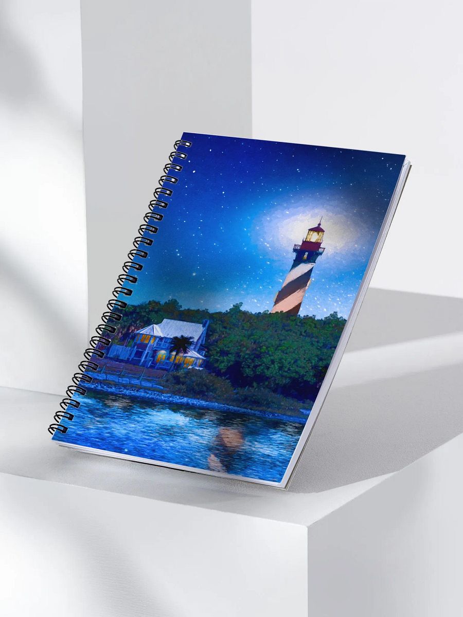 St. Augustine Lighthouse – Florida Starry Night Spiral Notebook product image (3)