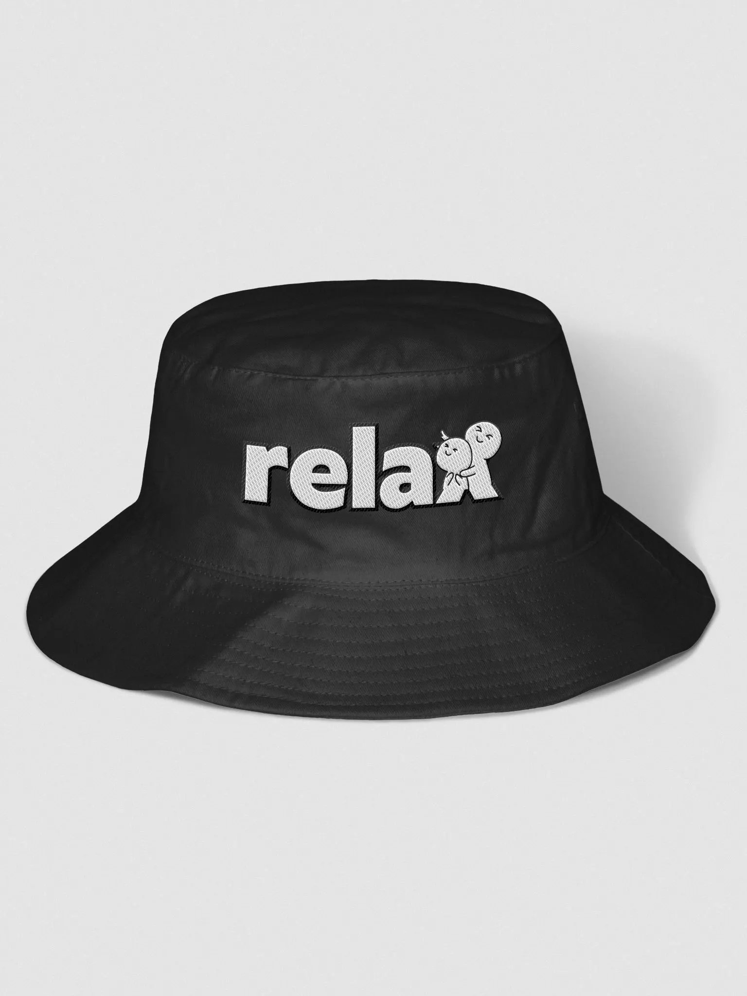 Relax Hat - Black plus white 2 product image (1)