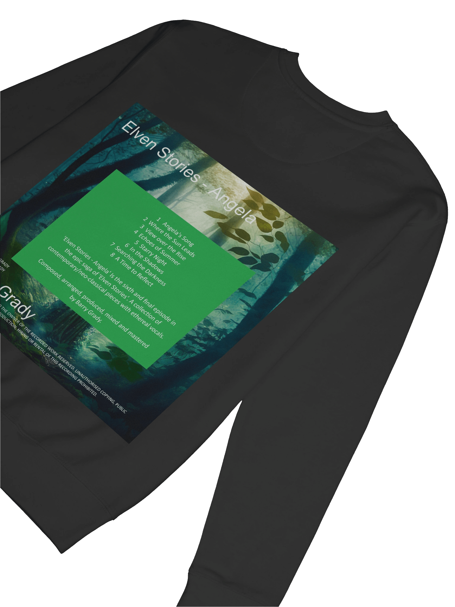 'Elven Stories - Angela' Album Cover Premium Sweatshirt product image (78)