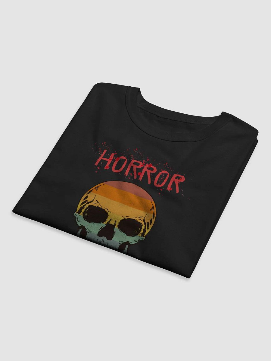 Horror is my Genre relaxed black t-shirt product image (6)
