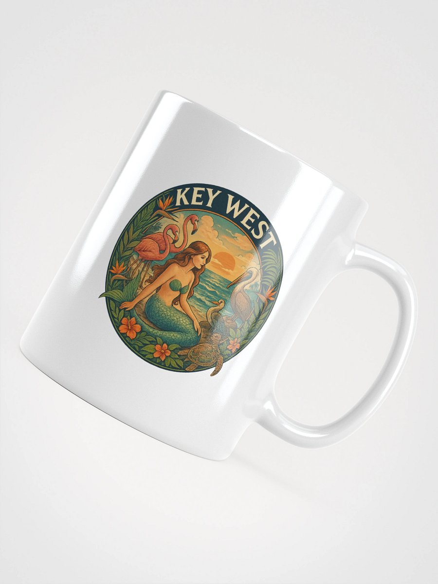 Key West Ceramic Mug with Mermaid, Birds, and Turtle product image (4)