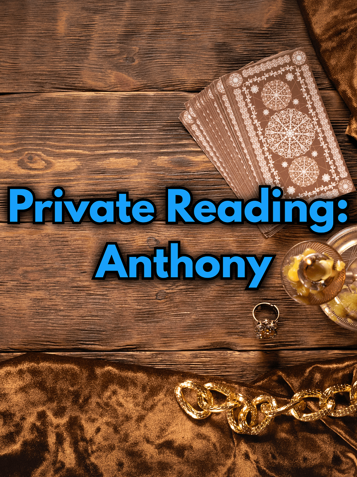 15 Minute Private Reading From Anthony product image (1)