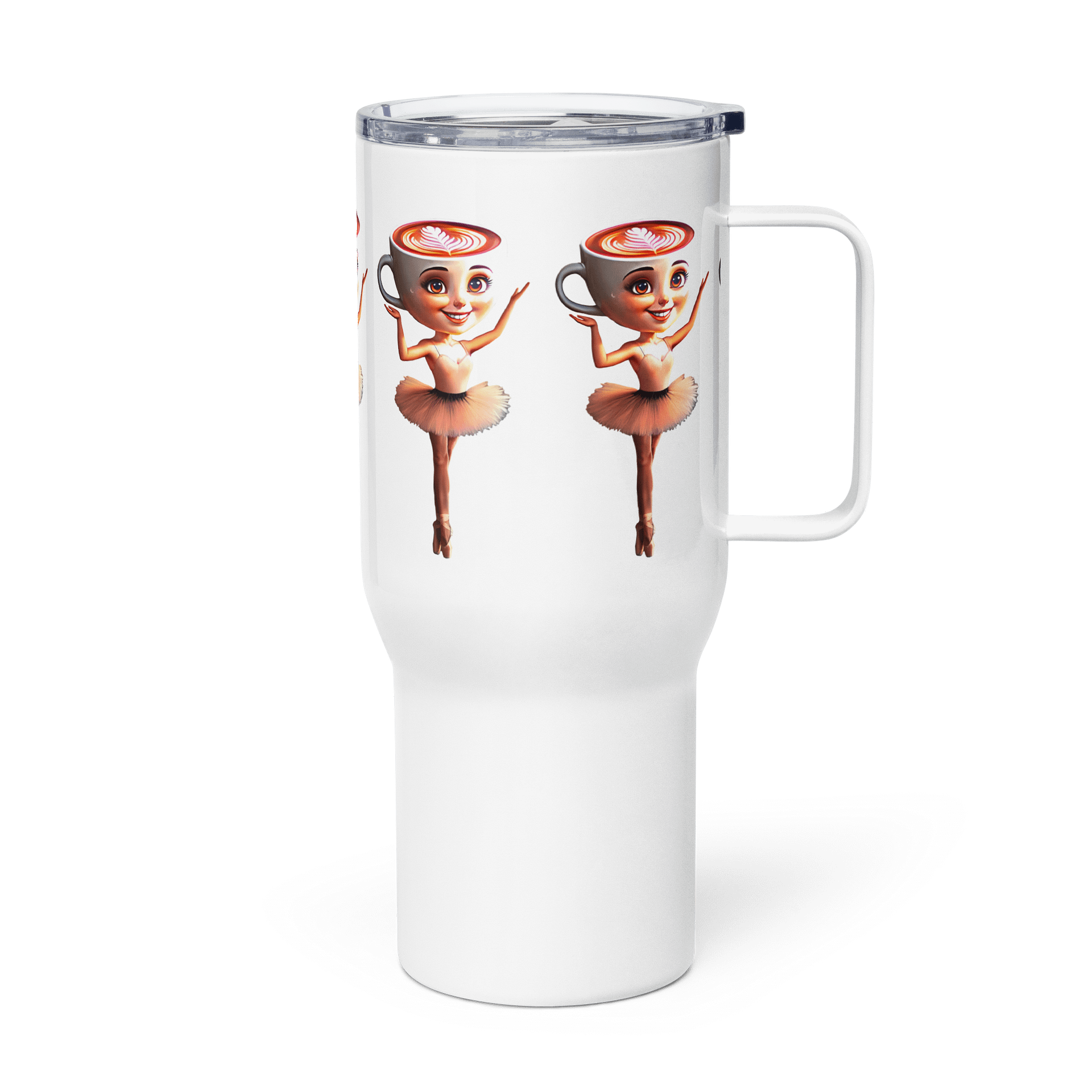Ballerina Cappucina – Elegant Coffee Dancer Art Travel Mug product image (4)
