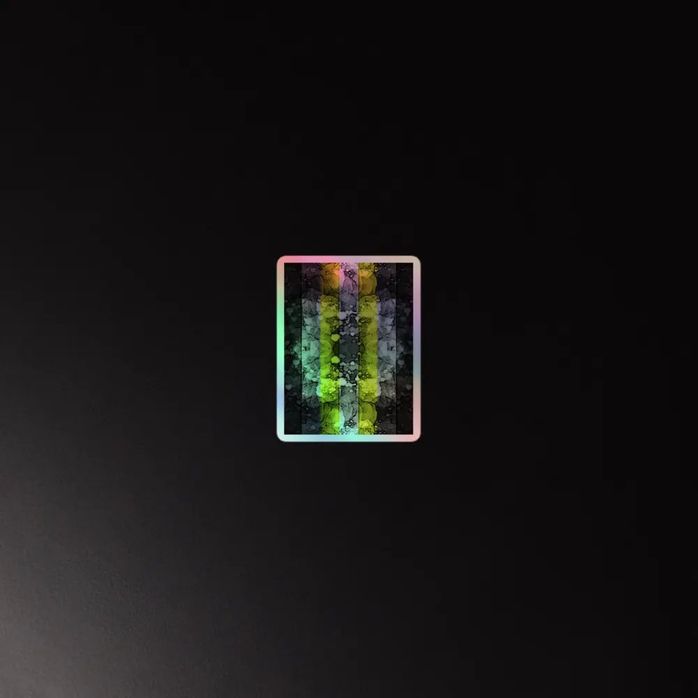 Demigender Pride Flag Sticker (Textured Variation) product image (2)