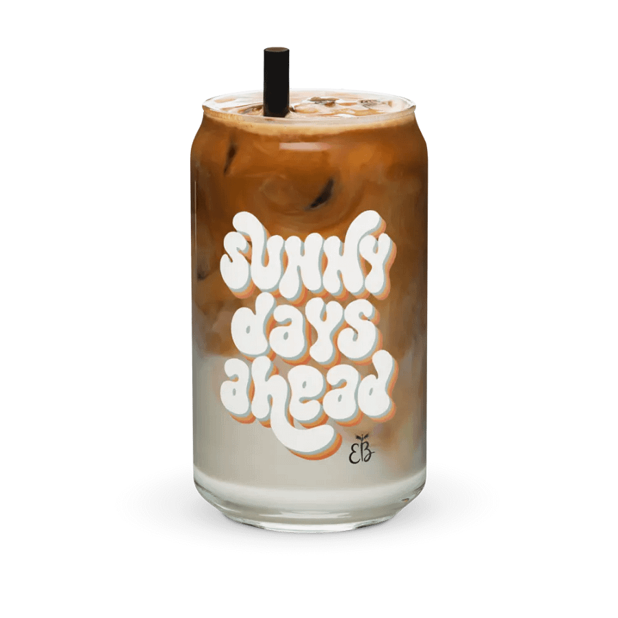 Sunny Days Ahead: Glass Cup product image (7)