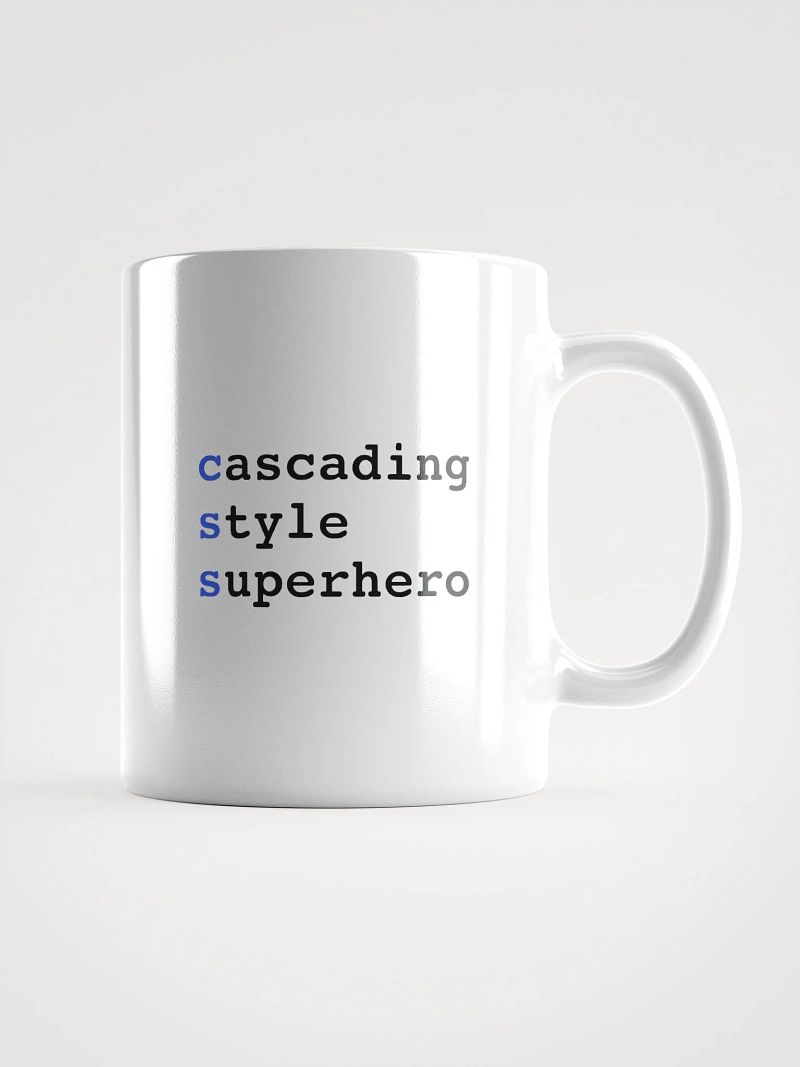 CSS Cascading Style Superhero Mug