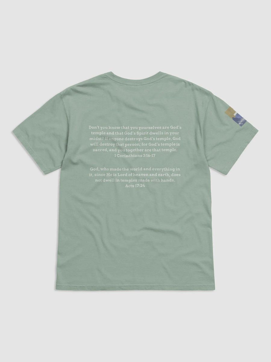 "Christians are the Temple" Short Sleeve product image (14)