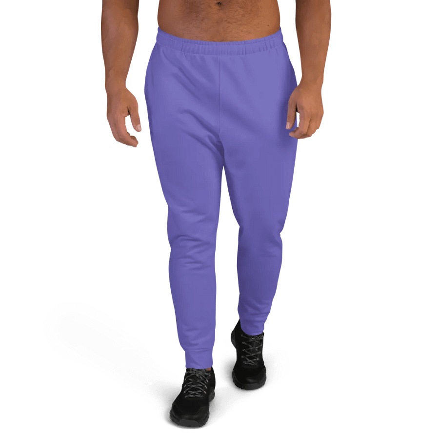 Plain Purple Light Summer Recycled Polyester Premium Men's Joggers by Treasure Pie product image (5)
