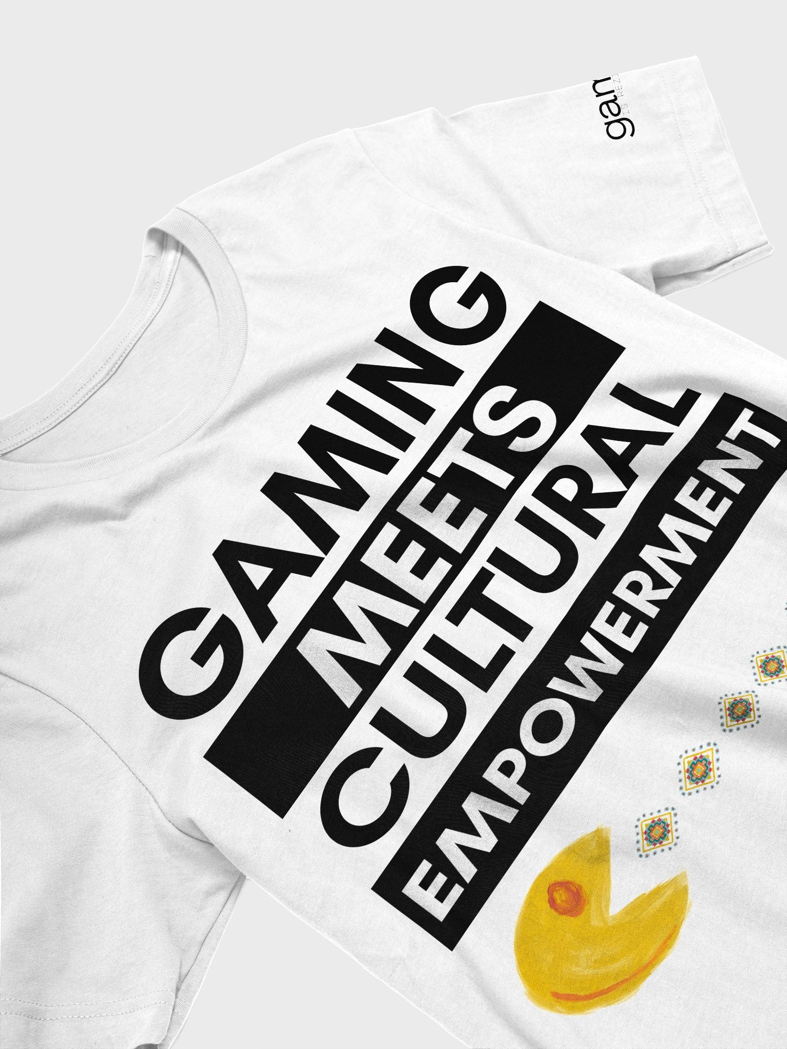 Gaming Meets Cultural Empowerment T-Shirt (White) product image (3)