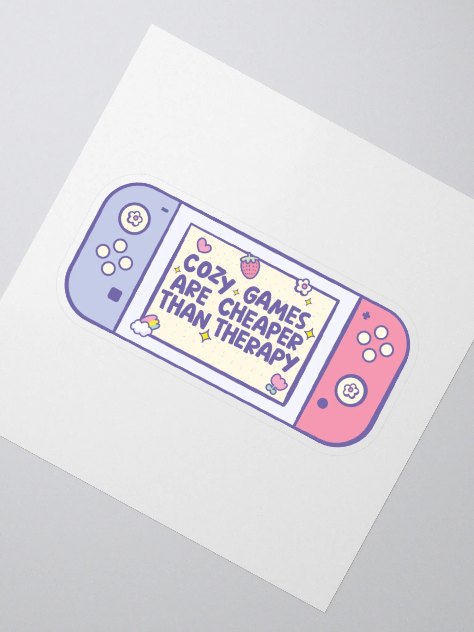 Cozy Gaming Sticker product image (3)