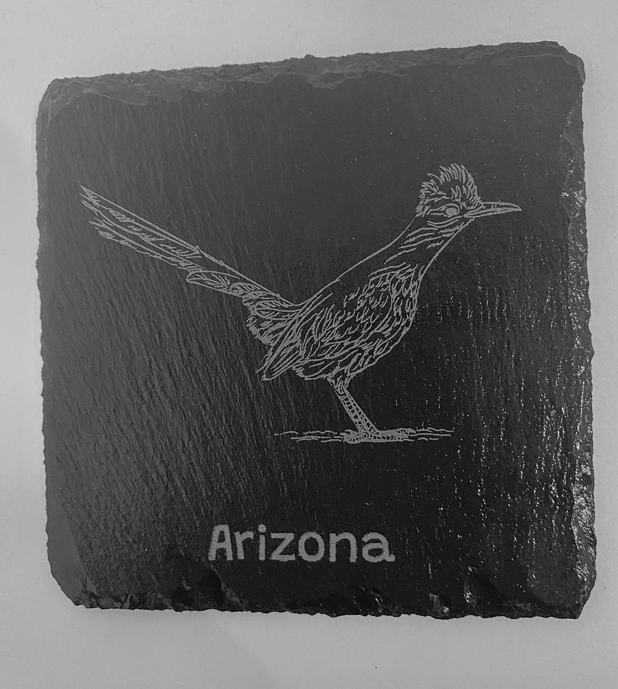 Slate Coasters - Arizona Themed Set of 4 Custom Laser Engraved product image (4)
