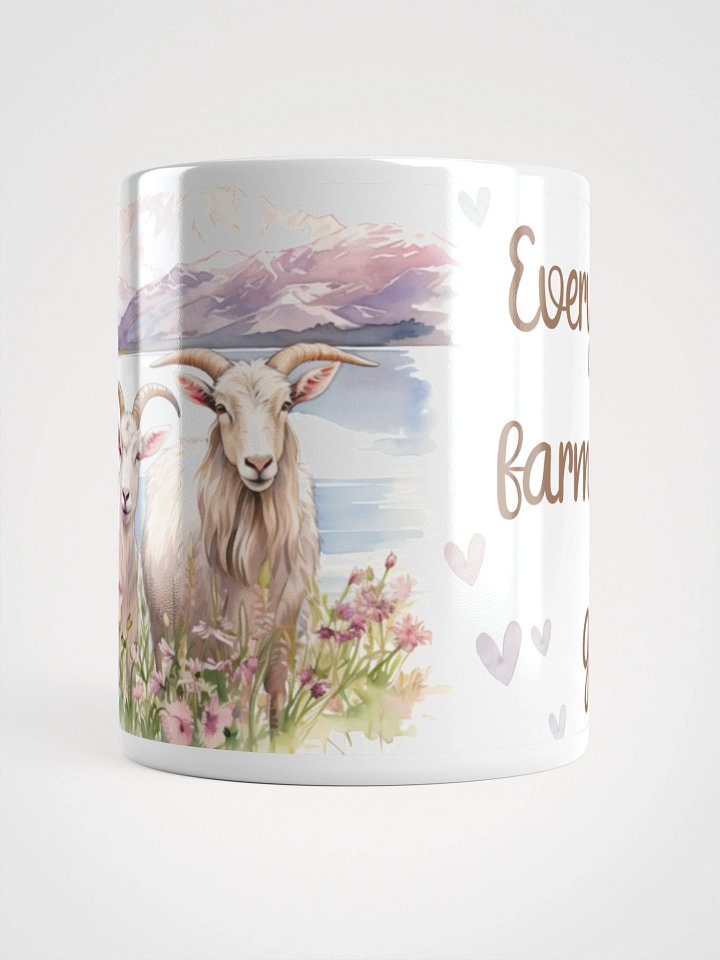 Every Farm Needs A Goat White Glossy Mug product image (2)