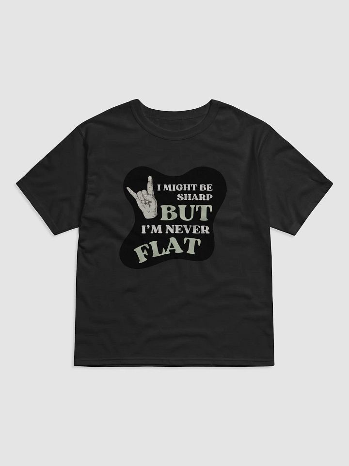 I Might Be Sharp But I'm Never Flat - Funny Gifts For Singers product image (1)