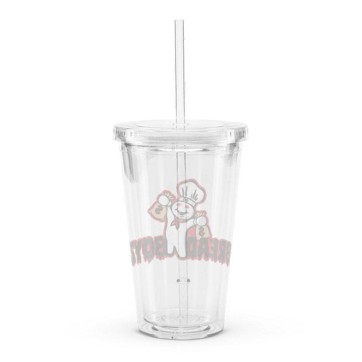 Bread Boyz Clear Plastic Tumbler (16 oz) product image (2)