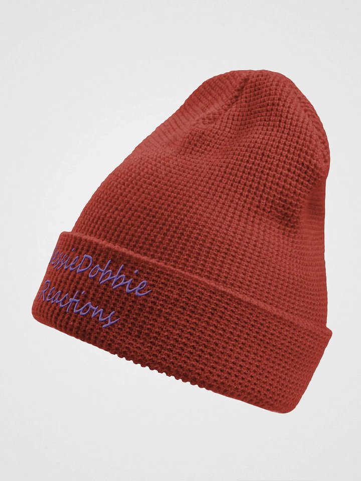 Jessie Dobbie rust waffle beanie! product image (2)