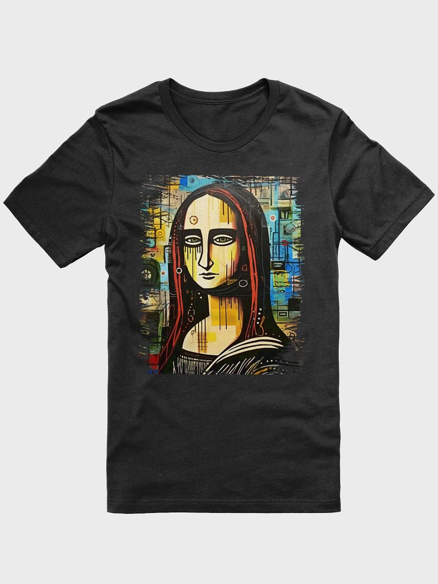 Gothic Mona Lisa Artistic Portrait Graphic Unisex T-Shirt product image (3)