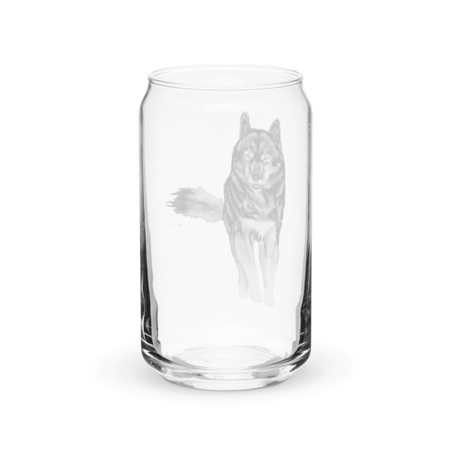 Wolf Drawing Glass Can Cup product image (38)
