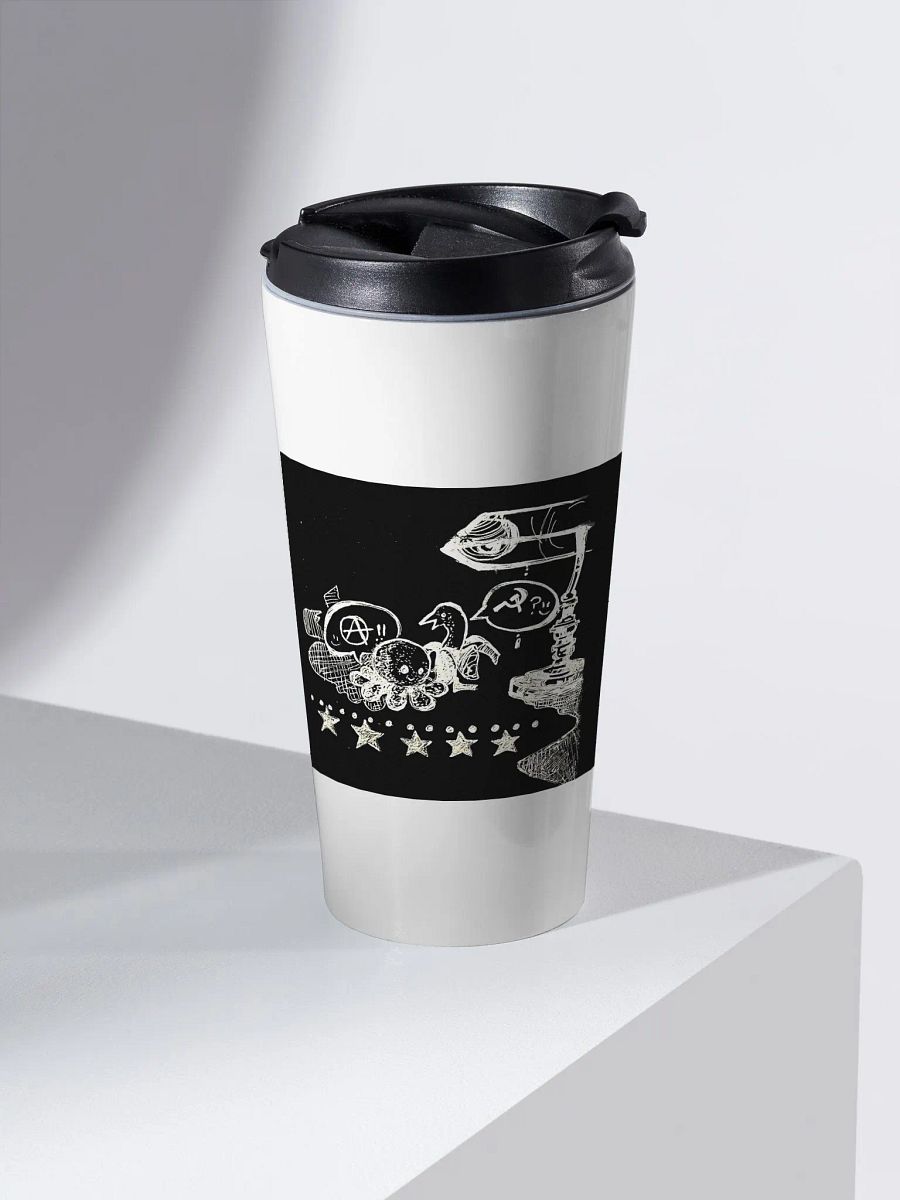 Cthulhu Swims Left Travel Mug product image (2)