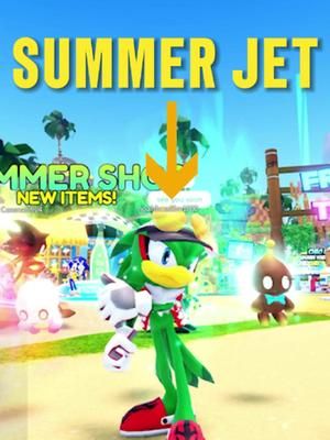 Summer Jet has arrived to Sonic Speed Simulator! 😎☀️ @sonicthehedgehog @roblox @gamefamstudios  #sonicspeedsimulator #gaming #roblox #sonic #sonicthehedgehog #jetthehawk #sonicriders #robloxgames #gaming #gamingvideos #gamingontiktok #sonicsimulator #rg #wowitsrg #sega #sonicgames #robloxtiktok 