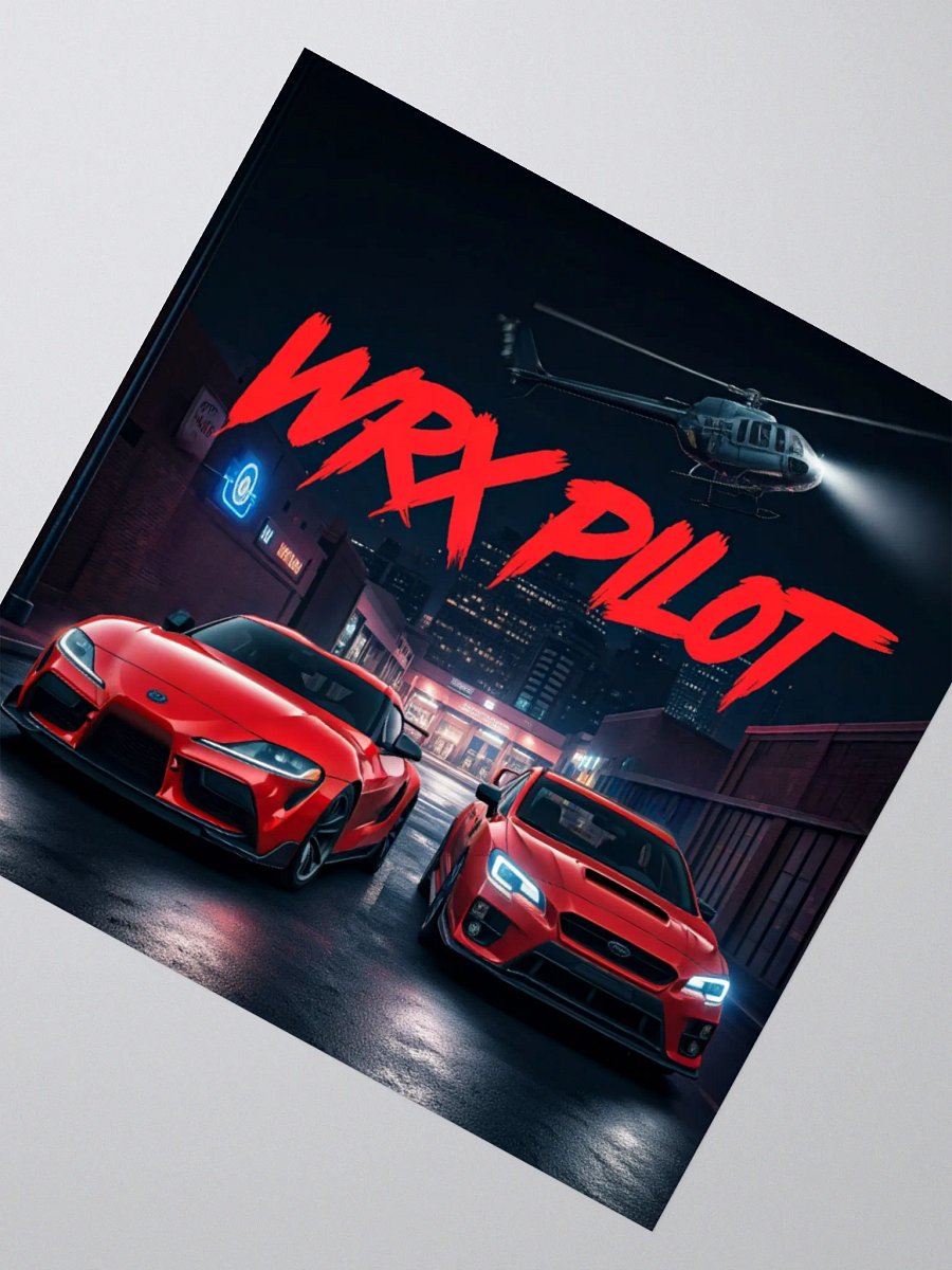 WRX.PILOT x Supra Sticker 3x3 product image (3)