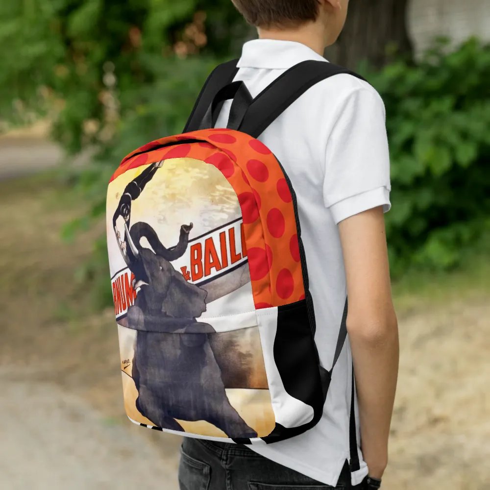 Vintage Circus Spectacle All-Over Print Backpack product image (9)