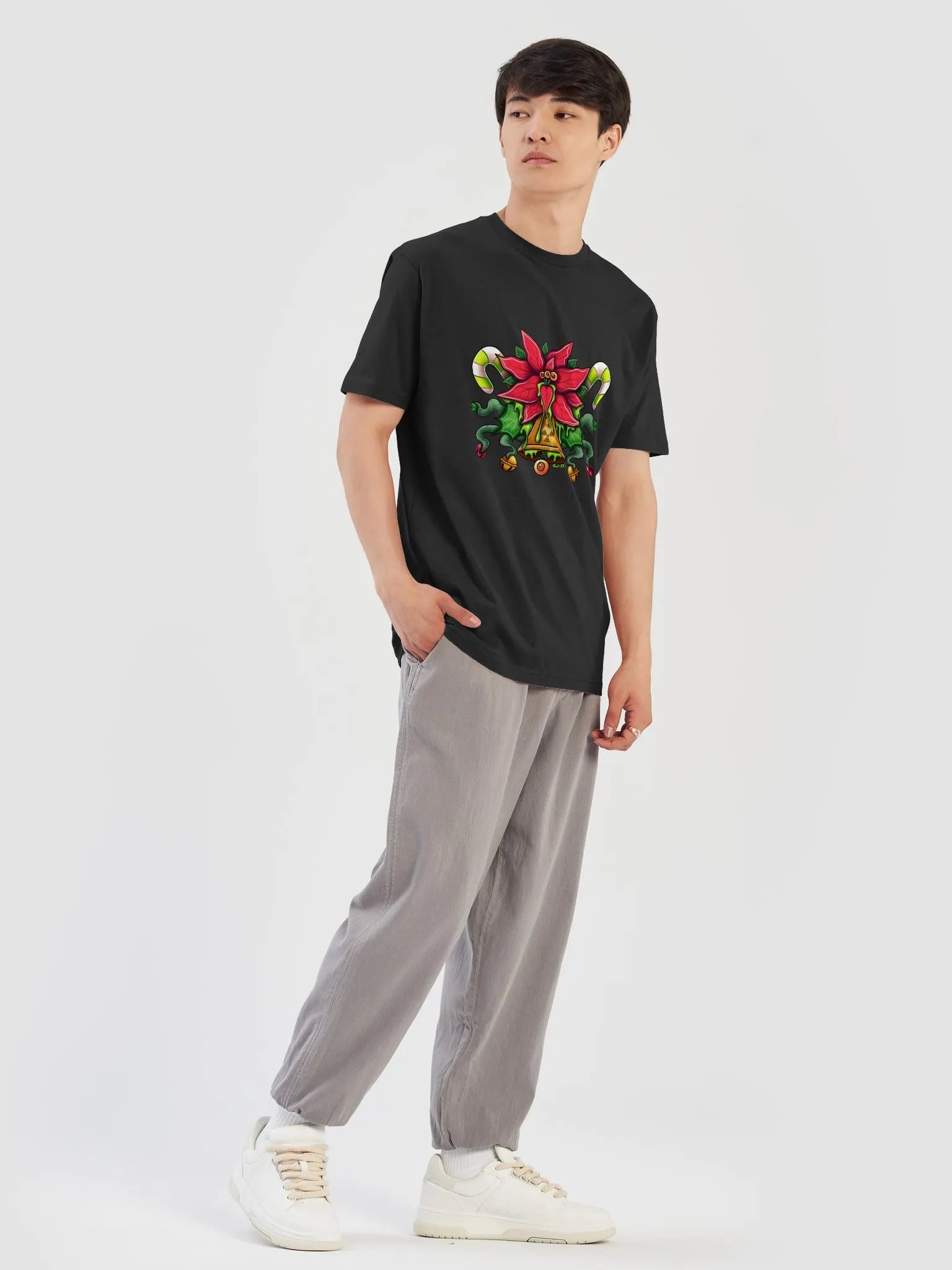 Radioactive Poinsettia Shirt product image (7)
