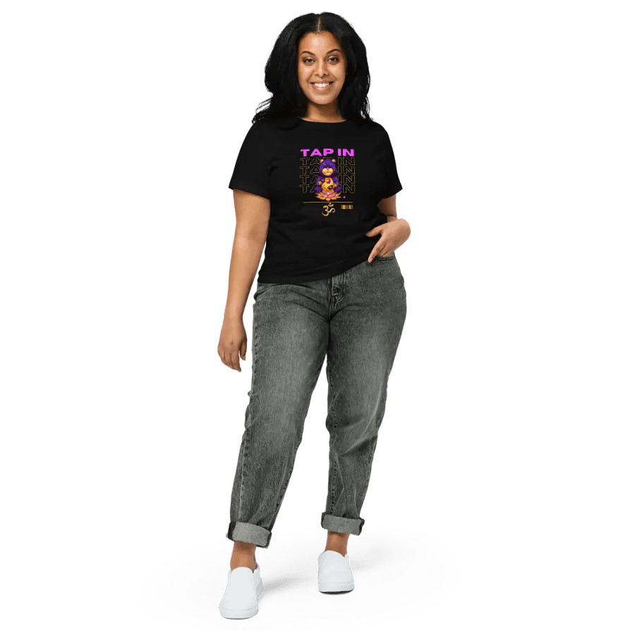 Zen Bear High-Waisted Tee product image (8)