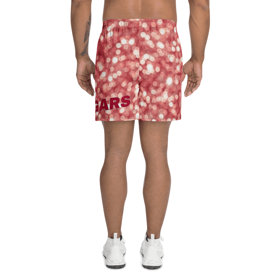 GlobalAdultRedSkii Mask Recycled Athletic Shorts Women and Men product image (4)
