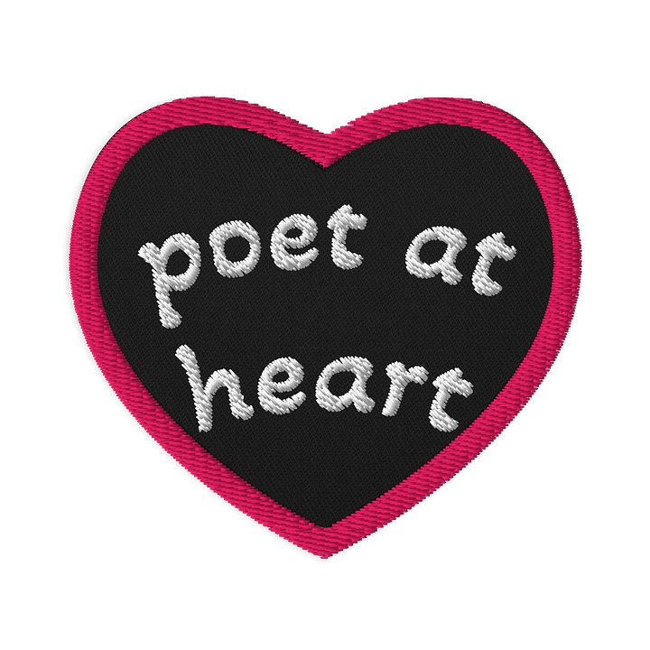Poet At Heart Patch product image (1)